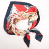 Hermès Carré Geant "La Selle Imaginaire" Cashemere & Silk Scarf in Red Secondhand