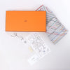 Hermès Carré Géant "PIQUE SELLIER" Cashmere & Silk Scarf in Gray Secondhand