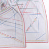 Hermès Carré Géant "PIQUE SELLIER" Cashmere & Silk Scarf in Gray Secondhand