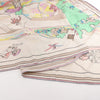 Hermès Carré Geant "LOCOMOTION" Cashmere and Silk Scarf in Beige Secondhand