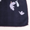 Hermès Carré Géant "Robe Legere" Cashmere x Silk handkerchief in Navy Blue Secondhand