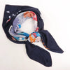 Hermès Carré Géant "Robe Legere" Cashmere x Silk handkerchief in Navy Blue Secondhand