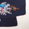 Hermès Carré Géant "Robe Legere" Cashmere x Silk handkerchief in Navy Blue Secondhand