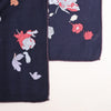 Hermès Carré Géant "Robe Legere" Cashmere x Silk handkerchief in Navy Blue Secondhand