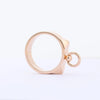 Secondhand Hermes Collier de Chien Ring 750(PG) 6.5g 50 21AK270306