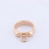Hermes Collier de Chien Ring 750(PG) 6.5g 50 21AK270306 Secondhand