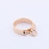 Hermes Collier de Chien Ring 750(PG) 6.5g 50 21AK270306 Secondhand