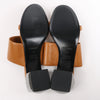 HERMES Cornelia Leather Sandals in Brown, Size 39 EU Secondhand