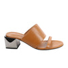 HERMES Cornelia Leather Sandals in Brown, Size 39 EU Secondhand