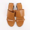 HERMES Cornelia Leather Sandals in Brown, Size 39 EU Secondhand