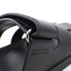 HERMES Cypre Leather Sandals in Black, Size 38.5 EU Secondhand