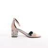 HERMES Glam Chaîne d'Ancre Suede Sandals in Beige, Size 37 EU Secondhand