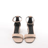 HERMES Glam Chaîne d'Ancre Suede Sandals in Beige, Size 37 EU Secondhand