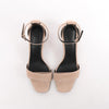 HERMES Glam Chaîne d'Ancre Suede Sandals in Beige, Size 37 EU Secondhand