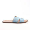 HERMES Izmir Denim Sandals in Light Blue, Size 43 EU Secondhand