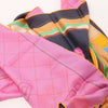 Hermès Carré 90 Double Face "Tapis de Selle" Silk handkerchief in Orange Secondhand
