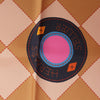 Hermès Carré 90 Double Face "Tapis de Selle" Silk handkerchief in Orange Secondhand
