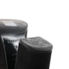 Secondhand HERMES Leather & Suede Strap Heels in Black, Size 38 EU