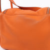 Hermes Lindy 34 Taurillon Clemence Orange Silver Metal Fittings Handbag □P:2012 Secondhand