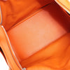 Hermes Lindy 34 Taurillon Clemence Orange Silver Metal Fittings Handbag □P:2012 Secondhand