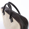 HERMES Plume Dog 38 Toile H & Leather in Beige×Brown □F: 2002 Secondhand