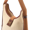 Hermes Sako Toile H Shoulder Bag in Brown ○O:1985 Secondhand