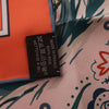 Hermès Double Face 90 "Cheetah Bandana" 100% Silk Scarf in Pink x Orange Secondhand