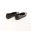 Hermès Serie Button Punching Sack Leather Ballet Flats un Black, Size 39 EU Secondhand