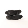 Hermès Serie Button Punching Sack Leather Ballet Flats un Black, Size 39 EU Secondhand