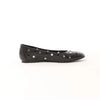 Hermès Serie Button Punching Sack Leather Ballet Flats un Black, Size 39 EU Secondhand