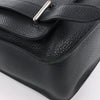 HERMES Steve Caporal 27 Taurillon Clemence in Black and Silver Metal Fittings Crossbody Bag  X: 2016 Secondhand