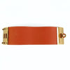 Hermès Collier de Chien bracelet in orange Epson leather