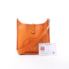 Hermes Evelyn 1 29 PM Epsom Leather Shoulder Bag in Orange □N:2010 Secondhand