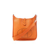 Hermes Evelyn 1 29 PM Epsom Leather Shoulder Bag in Orange □N:2010 Secondhand