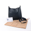 Hermes Evelyn 1 33 GM Cushbell Leather in Vert Navy Blue □A: 1997 Secondhand