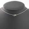 Hermes Pop H Necklace Metal × 925 in Ecru x Silver Secondhand