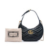 Gucci Mini GG Marmont Matelasse Calfskin Half Moon Bag Secondhand