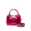 Burberry Small Metallic Leather Buckle Tote Secondhand