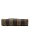 Fendi Pequin Coated Canvas Logo Convertible Tote Secondhand