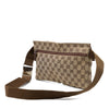 Gucci GG Canvas Double Pocket Belt Bag Secondhand