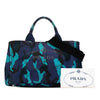 Prada Canvas Camouflage Canapa Logo Satchel Secondhand
