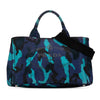 Prada Canvas Camouflage Canapa Logo Satchel Secondhand