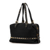 Secondhand Fendi Selleria Studded Canvas Shoulder Bag