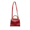 Gucci Small Calfskin Bamboo Nymphaea Satchel Secondhand