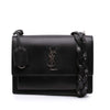 Saint Laurent Medium Leather Monogram Sunset Braided Strap Crossbody Secondhand