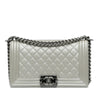 Chanel Old Medium Quilted Caviar Boy Flap Secondhand