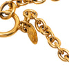Chanel CC Gold Plated Round Pendant Necklace Secondhand