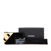 Chanel CC Quilted Velvet Camellia Pouch Secondhand