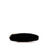 Chanel CC Quilted Velvet Camellia Pouch Secondhand