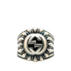 Secondhand Gucci Sterling Silver Interlocking G Engraved Ring